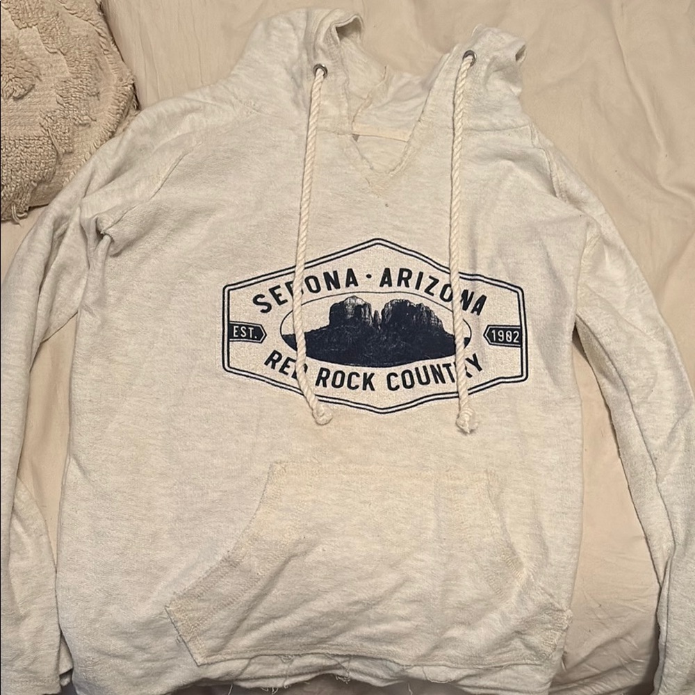 Sedona Arizona Hoodie in Light Gray